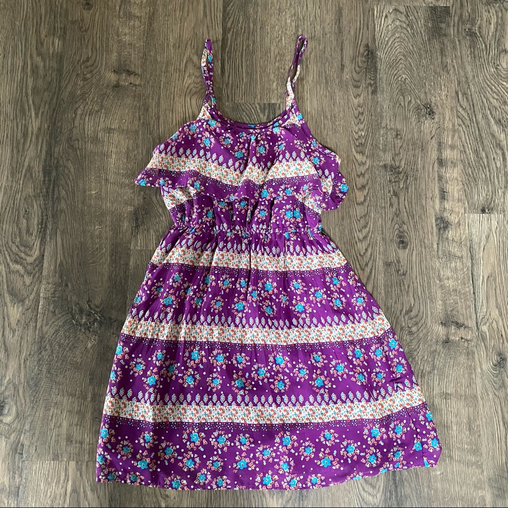 Mossimo Supply Co purple floral dress